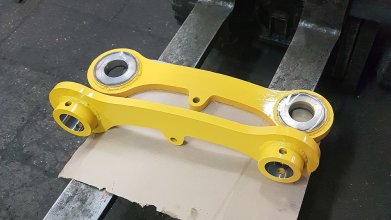 Изготовление тяги трапеции экскаватора JCB160